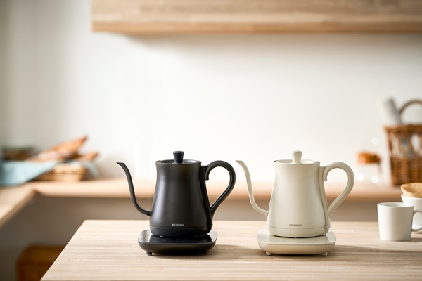 電気ケトル 温度調節付 アッシュ