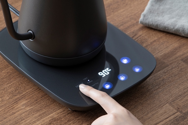 電気ケトル 温度調節付 アッシュ