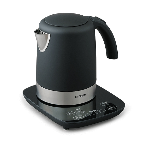 デザインケトル 温度調節付 ブラック