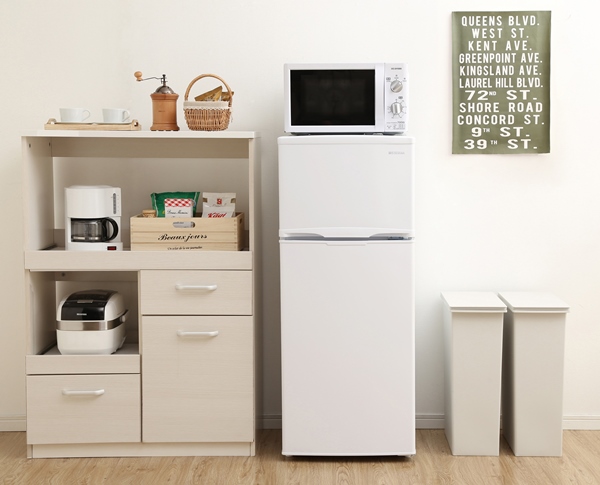 冷凍冷蔵庫 118L ホワイト