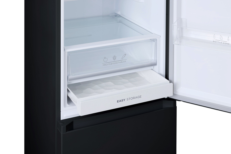 ファン式冷蔵庫 274L ブラック