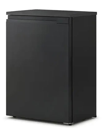 奥行スリム冷蔵庫 66L ブラック