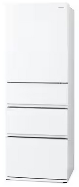 冷凍冷蔵庫 428L シルキーホワイト