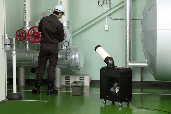 スポットクーラー 1.8kW ブラック