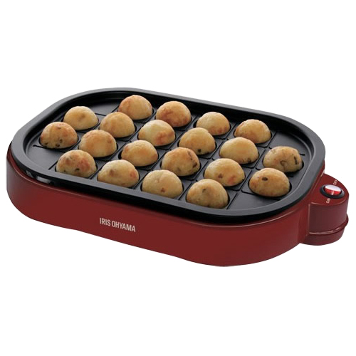 たこ焼き2WAYプレート レッド