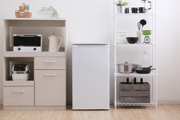 前開き冷凍庫 60L ホワイト