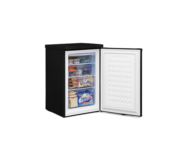 前開き冷凍庫 85L ブラック