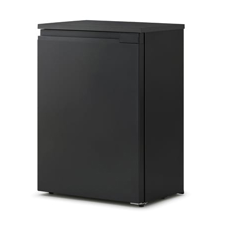 奥行スリム冷凍庫 66L ブラック