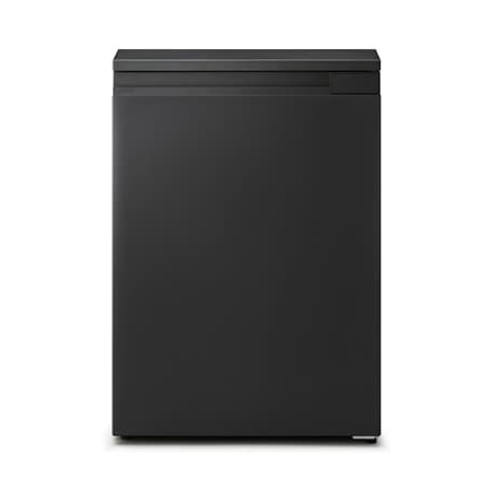 奥行スリム冷凍庫 66L ブラック