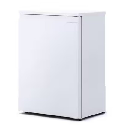 奥行スリム冷凍庫 66L ホワイト