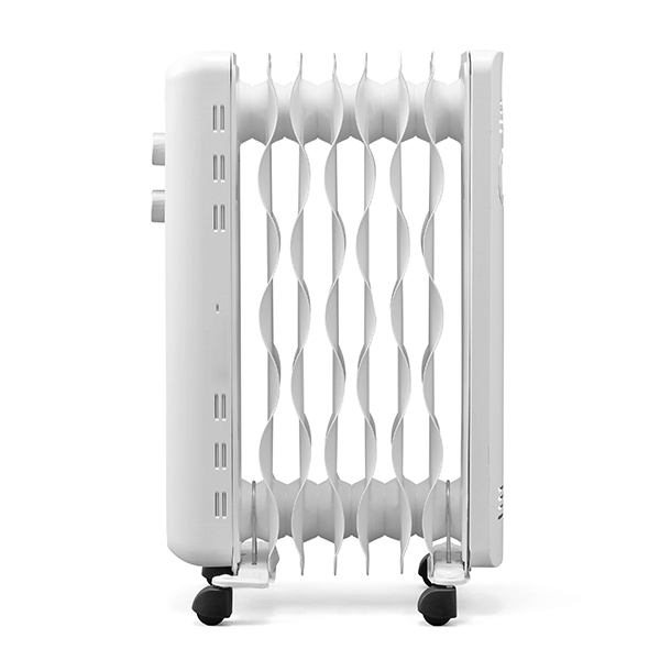 ウェーブ型オイルヒーター メカ式 ホワイト