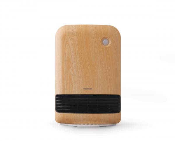 人感センサー付き大風量セラミックファンヒーター 薄木目