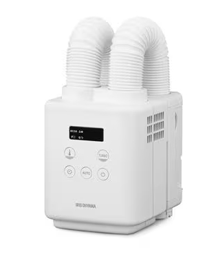 ふとん乾燥機 カラリエmini TURBO ツインノズル グレー
