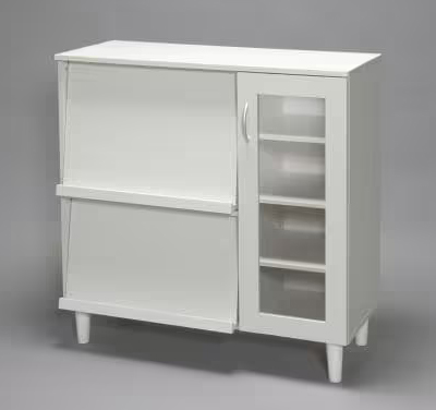 キッチンキャビネット オフホワイト