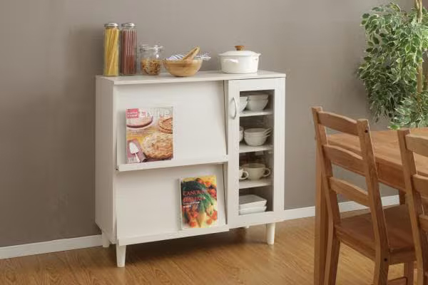 キッチンキャビネット オフホワイト