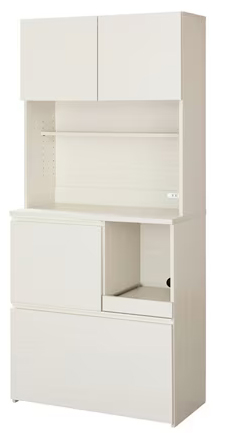 キッチンキャビネット オフホワイト