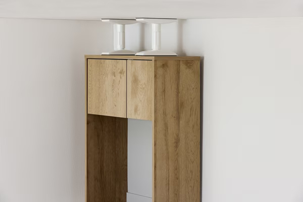 家具転倒防止伸縮棒 SSSサイズ ホワイト