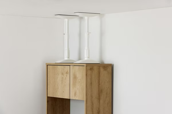 家具転倒防止伸縮棒 Sサイズ ホワイト