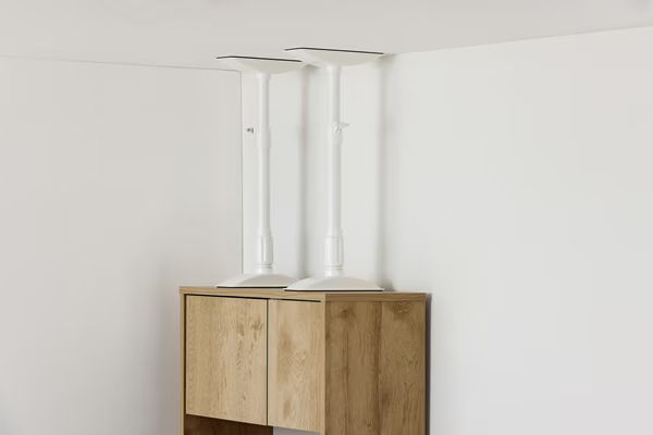 家具転倒防止伸縮棒 Mサイズ ホワイト