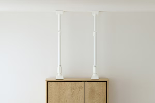 家具転倒防止伸縮棒 MLサイズ ホワイト