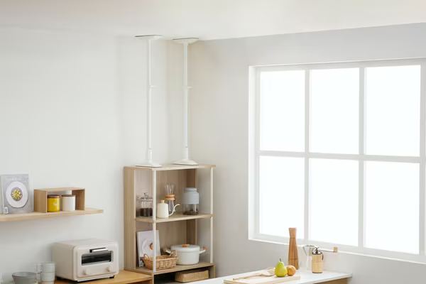 家具転倒防止伸縮棒 Lサイズ ホワイト