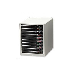 レターケース(スリムタイプ)(ライトグレー)