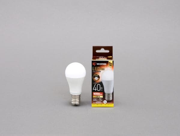 LED電球 E17 広配光 40形相当 電球色