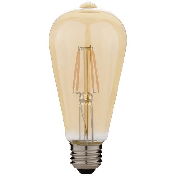 LEDフィラメント電球 レトロ球 E26 40形相当 ST形