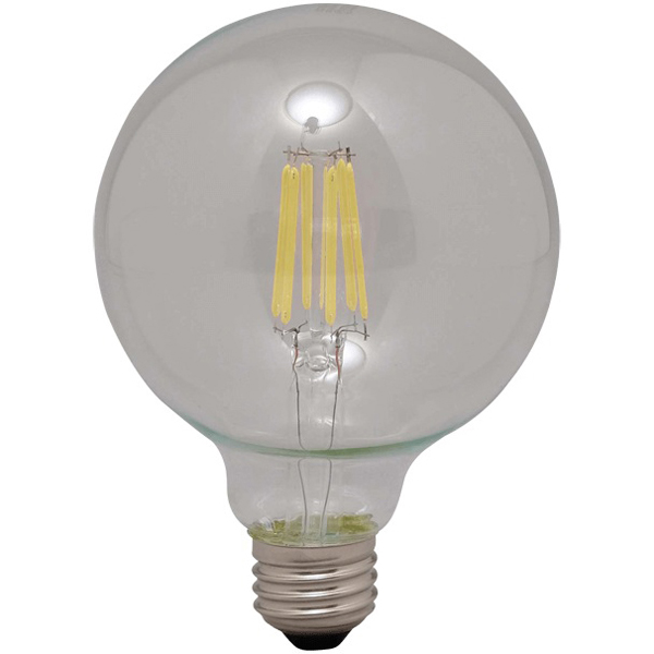 LEDフィラメント電球 ボール球タイプ 80形 電球色 クリアタイプ
