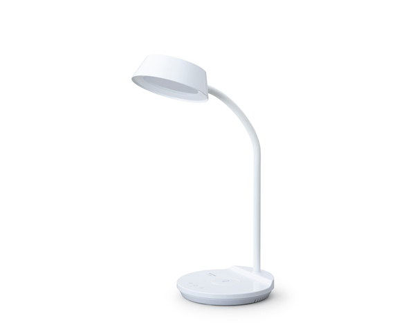 LEDデスクライト Qi充電シリーズ 平置きタイプ 調光・調色 ホワイト
