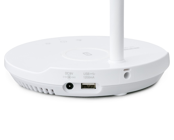 LEDデスクライト Qi充電シリーズ 平置きタイプ 調光・調色 ホワイト