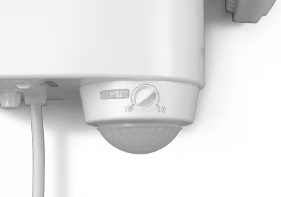 AC式LED防犯センサーライト パールホワイト