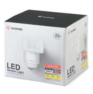 AC式LED防犯センサーライト パールホワイト