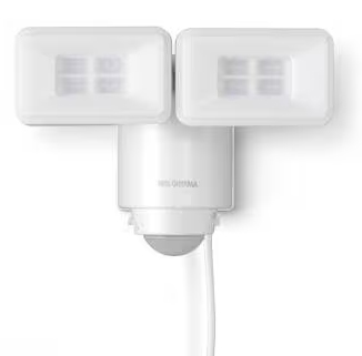 AC式LED防犯センサーライト パールホワイト