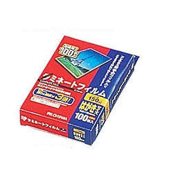 ラミネートフィルム 150ミクロン(はがきサイズ)/1箱100枚入