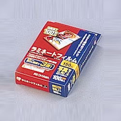 ラミネートフィルム 150ミクロン(写真L判サイズ)/1箱100枚入
