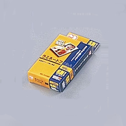 ラミネートフィルム 100ミクロン(名刺サイズ)/1箱100枚入