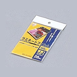 ラミネートフィルム 100ミクロン(写真L判サイズ)/1箱20枚入