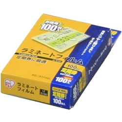 ラミネートフィルム 100μ 定期券サイズ 100枚入り