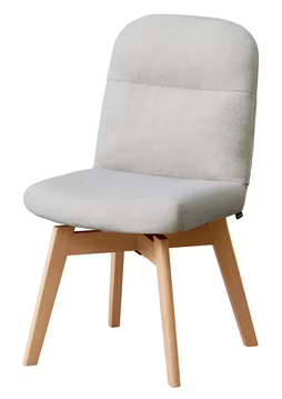 折りたたみ回転チェア アイボリー