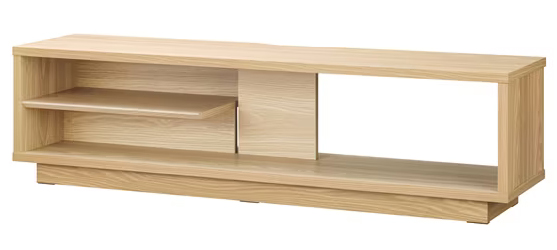 オープンテレビ台 スタンダードタイプ 幅約120cm ナチュラル