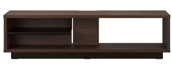 オープンテレビ台 スタンダードタイプ 幅約120cm ウォールナット/ブラック