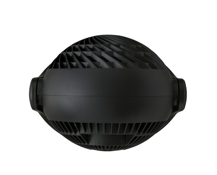 サーキュレーター 8畳 リモコン首振り マカロン型 ブラック