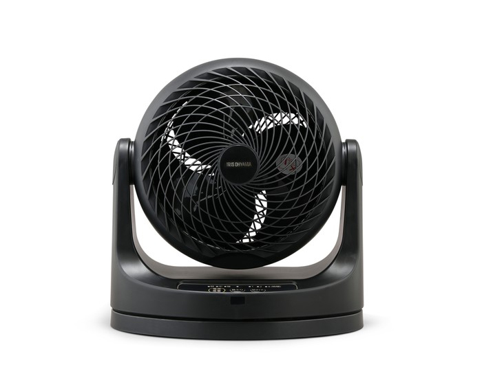 サーキュレーター 14畳 リモコン首振り マカロン型 ブラック