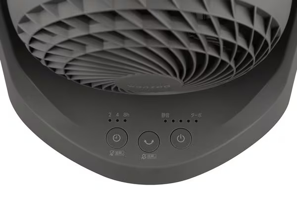 マカロン型サーキュレーター DCモーター グレー