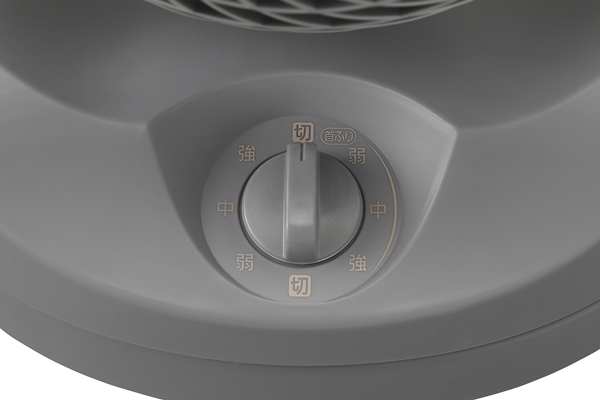 サーキュレーター 8畳 首振り マカロン型 グレー