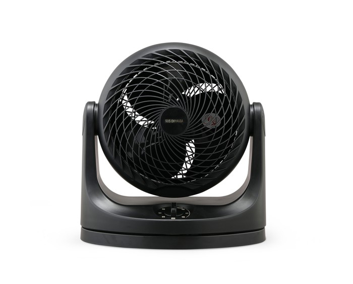 サーキュレーター 14畳 首振り マカロン型 ブラック