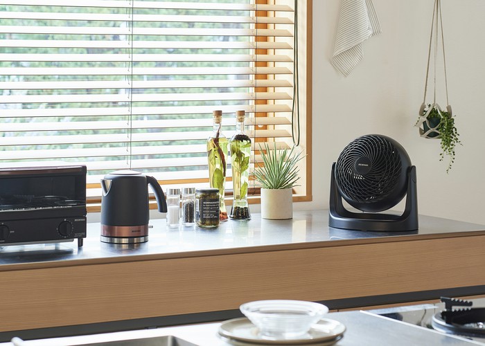 サーキュレーター 14畳固定 マカロン型 ブラック