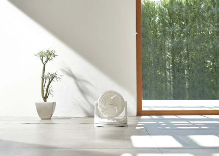 サーキュレーター 14畳 首振り マカロン型 ホワイト
