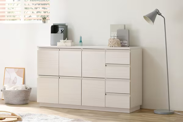 リビングキャビネット オフホワイト